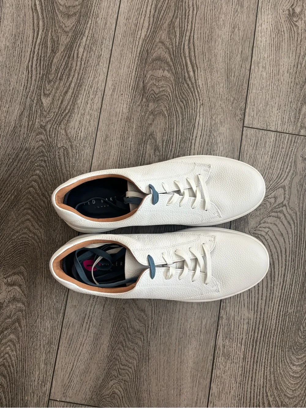 Ted Baker Brentford White Leather Men’s Casual Sneakers NWOT